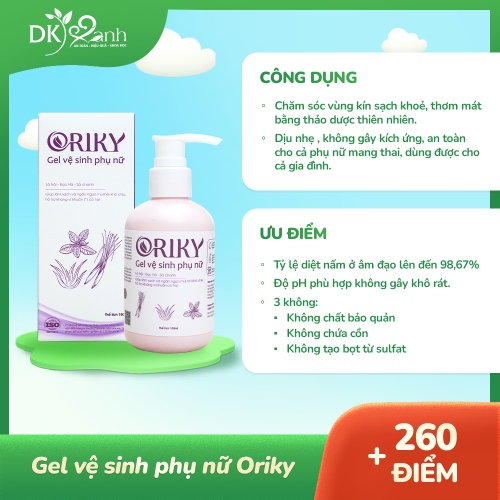 Gel vệ sinh phụ nữ Oriky